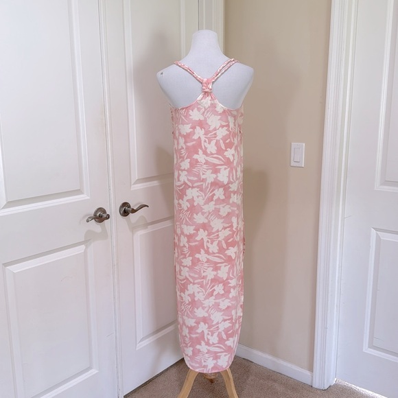 L Space Nicola Pink And White Floral Paradise Blooms Swim Cover Up Dress Small - Picture 8 of 11